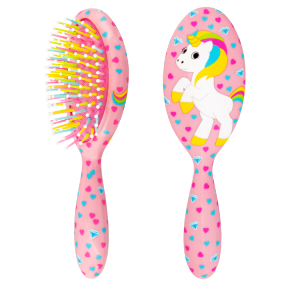 BROSSE À CHEVEUX PYLONE GRAND MODÈLE - UNICORN PINK