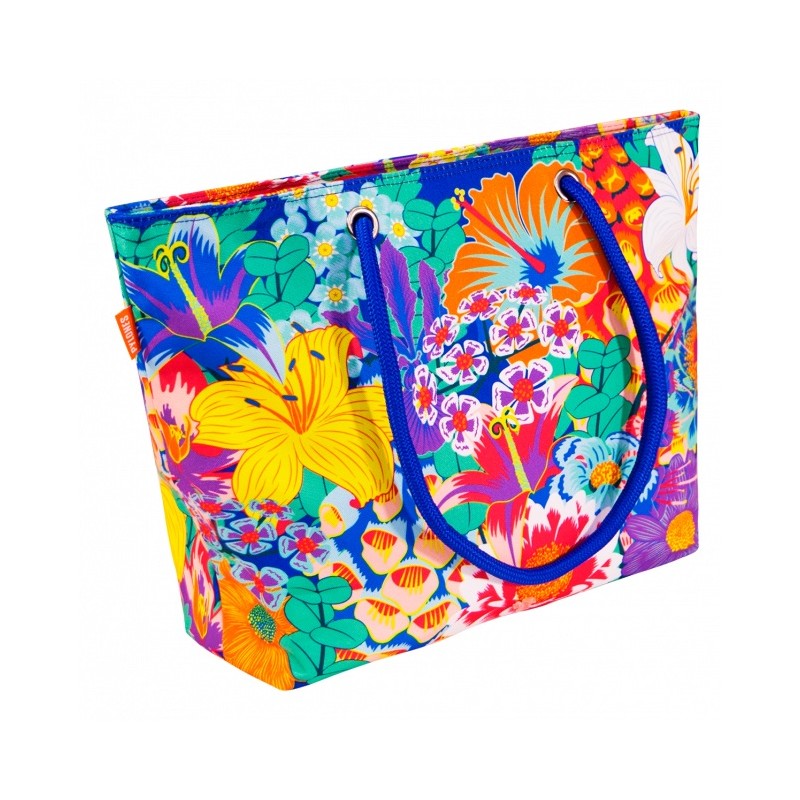 SAC CABAS AVEC ZIP PYLONES - BOUQUET