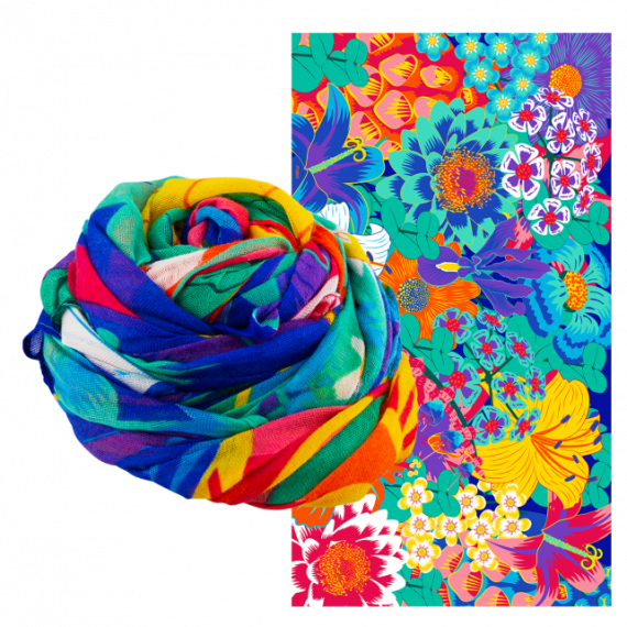 FOULARD PYLONES- BOUQUET