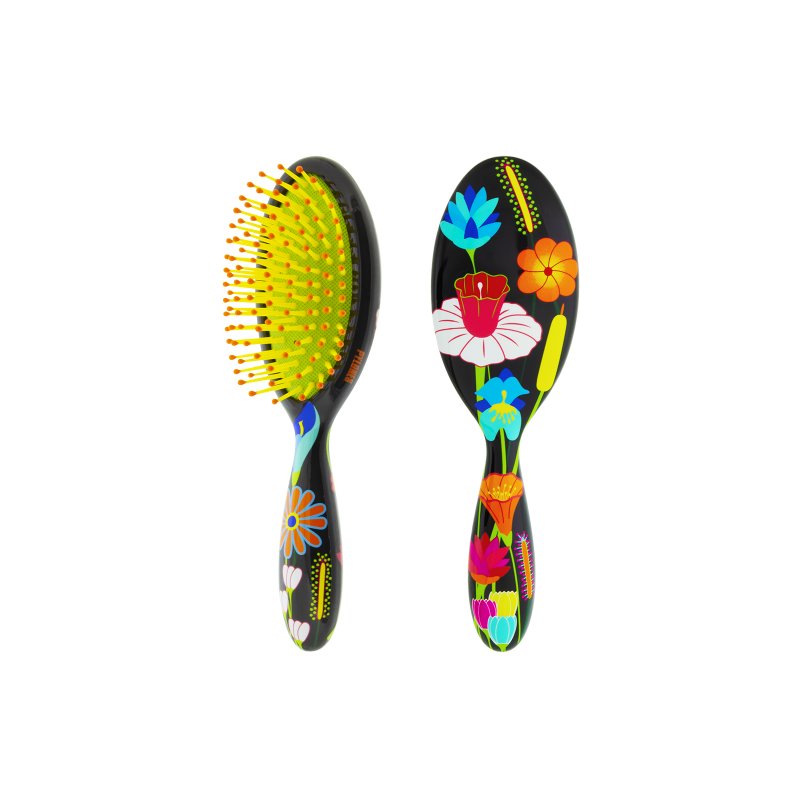 BROSSE À CHEVEUX PYLONE PETIT MODÈLE - JARDIN FLEURI