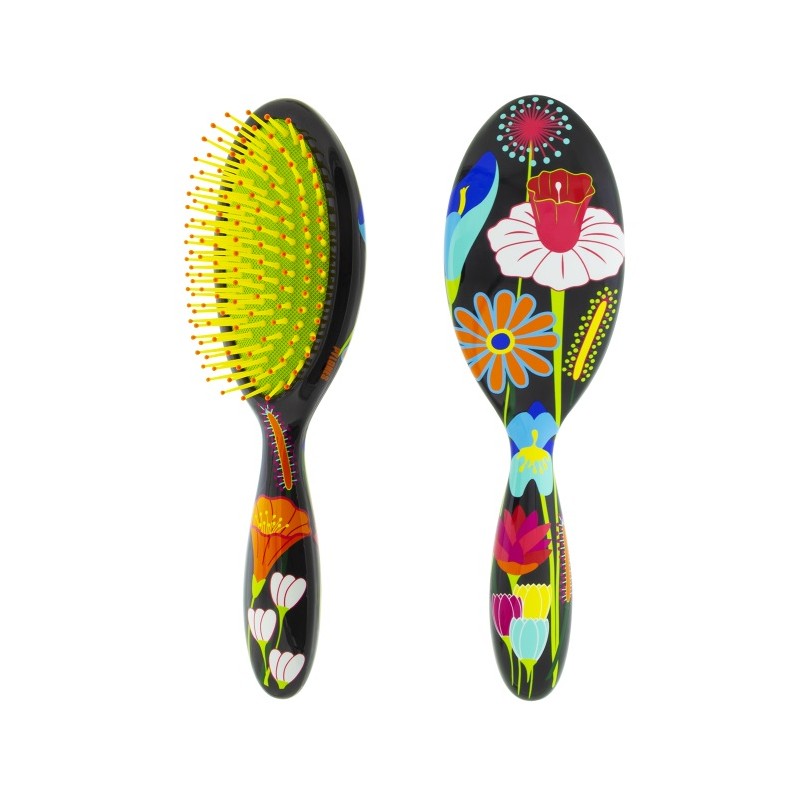 BROSSE À CHEVEUX PYLONE GRAND MODÈLE - JARDIN FLEURI