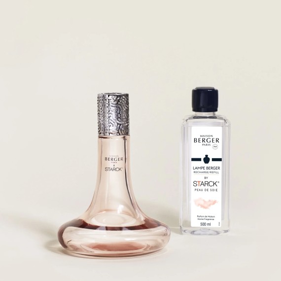 LAMPE BERGER BY STARCK ROSE PARFUM PEAU DE SOIE