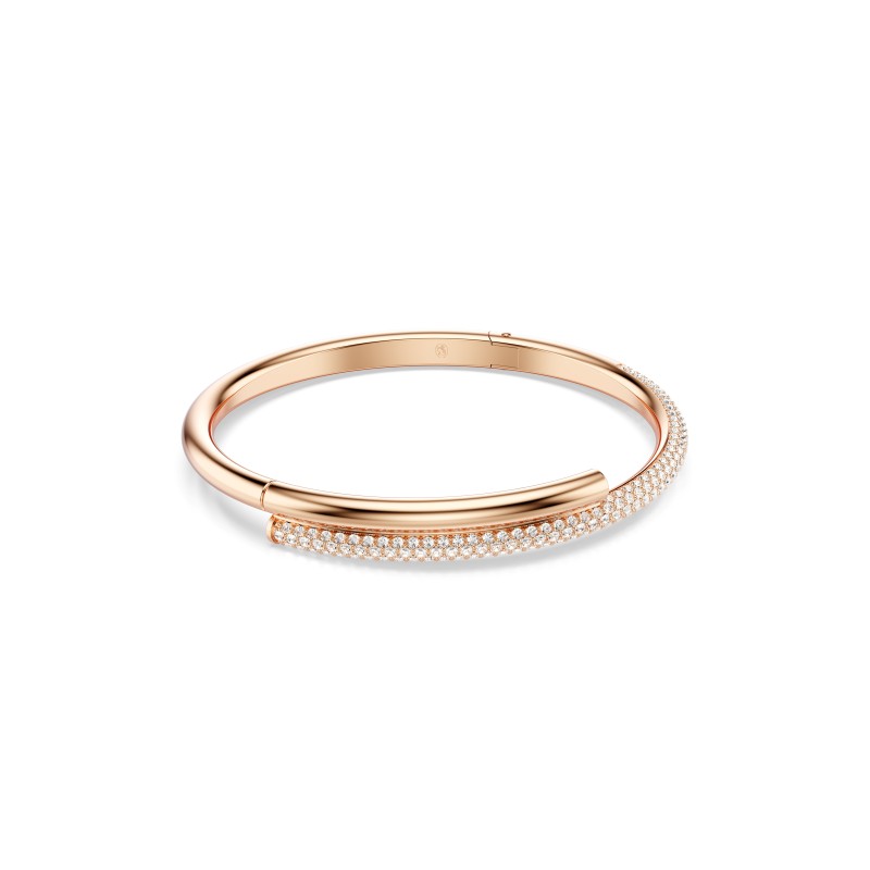 BRACELET JONC DEXTERA - ROSÉ PAVÉ M