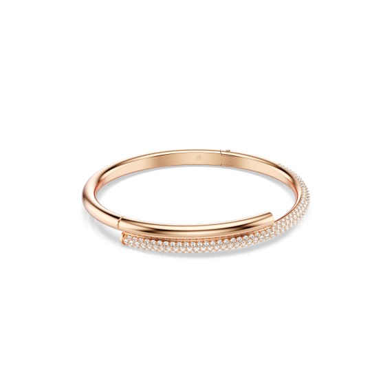 BRACELET JONC DEXTERA - ROSÉ PAVÉ S