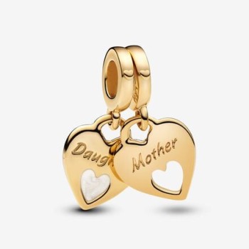 CHARM PENDANT COEUR SEPARABLE DOUBLE