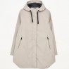 VESTE IMPERMÉABLE DOUBLÉE POLAIRE SNOW STONE GREY T36