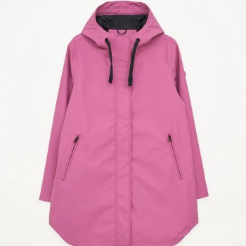 VESTE IMPERMÉABLE DOUBLÉE POLAIRE SNOW RED VIOLET T44