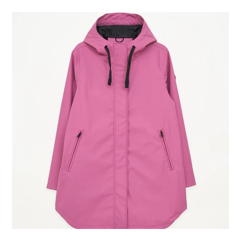 VESTE IMPERMÉABLE DOUBLÉE POLAIRE SNOW RED VIOLET T44