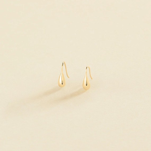 BOUCLES D OREILLES PENDANTES DANAE - DORÉ