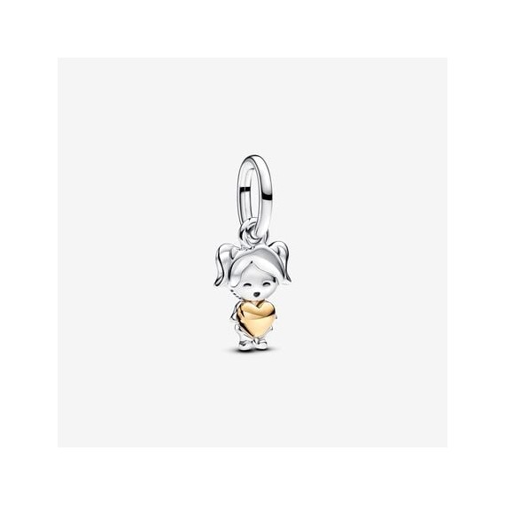 CHARM PENDANT FILLE HEUREUSE