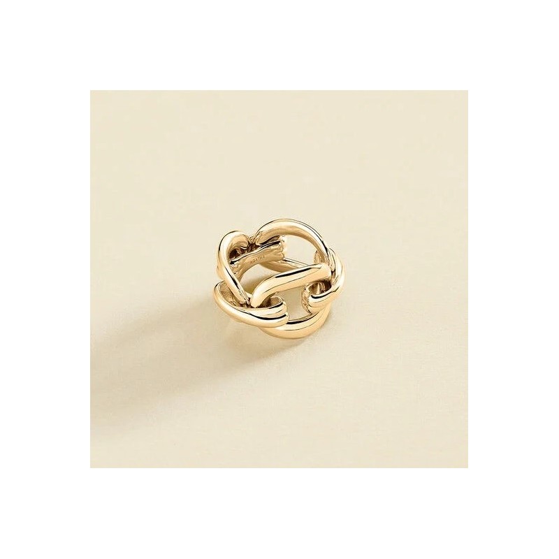 BAGUE LARGE XOXO T54 - DORÉ